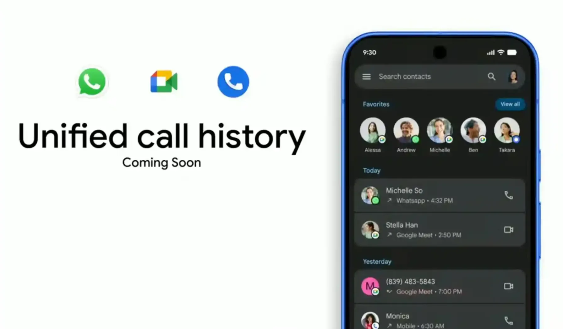 Android Unifies Call Log