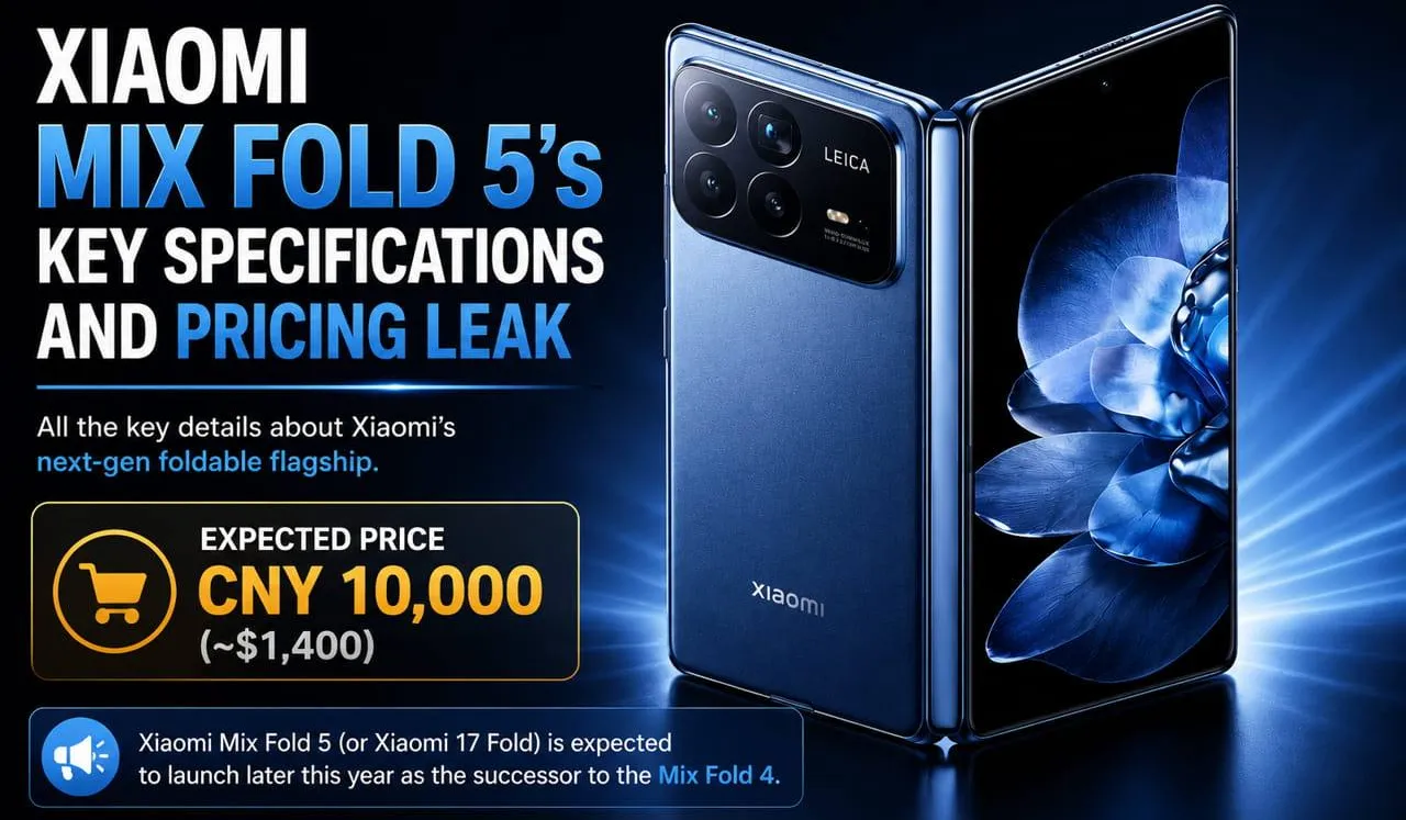 Xiaomi Mix Fold 5's Launch Timeline Hinted at by New Certification