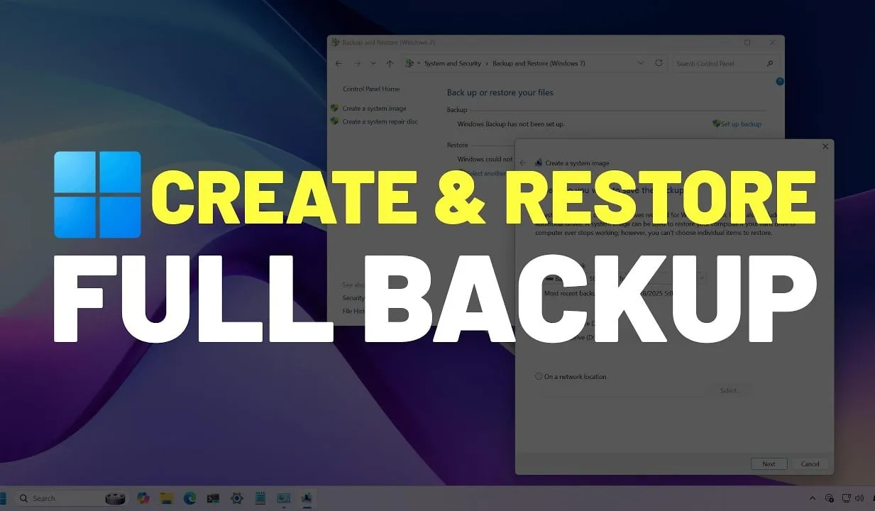 How to Create a Full Backup in Windows 11