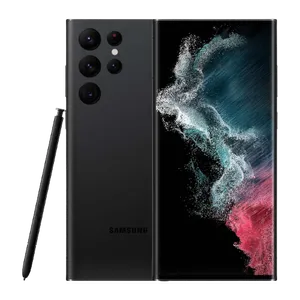 video سامسونج جلاكسي S22 Ultra 5G رامات 12 جيجابايت 512 جيجابايت نبيتي (Burgundy) VU021559