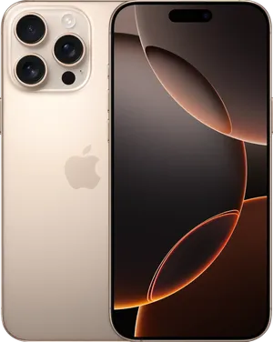 video أبل أيفون 16 Pro Max رامات 8 جيجابايت 256 جيجابايت تيتانيوم ذهبي (Desert Titanium) VU021467
