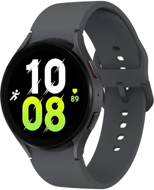 video ساعة ذكية سامسونج جلاكسي Watch5 (44mm) جرافتي (Graphite) VU013201
