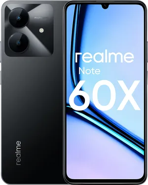 Realme Note 60x Ram 4 gb 128 gb black VN021007