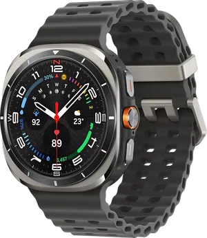 video ساعة ذكية سامسونج جلاكسي Watch Ultra فضي (Titanium Silver) VU021612